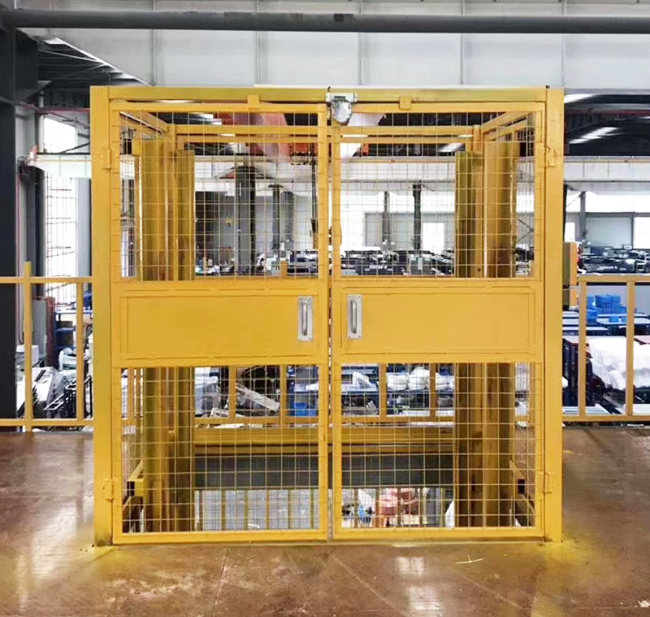 潍坊智能导轨式升降机亮相